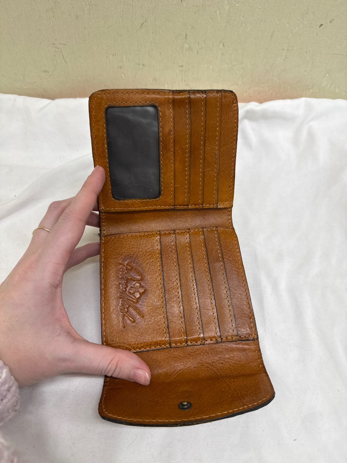 Patricia Nash Brown Leather Wallet