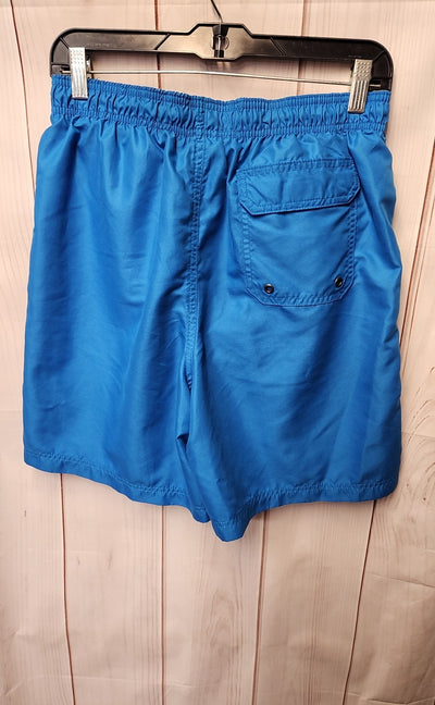 Croft & Barrow Men's Size S Blue Swim Trunks