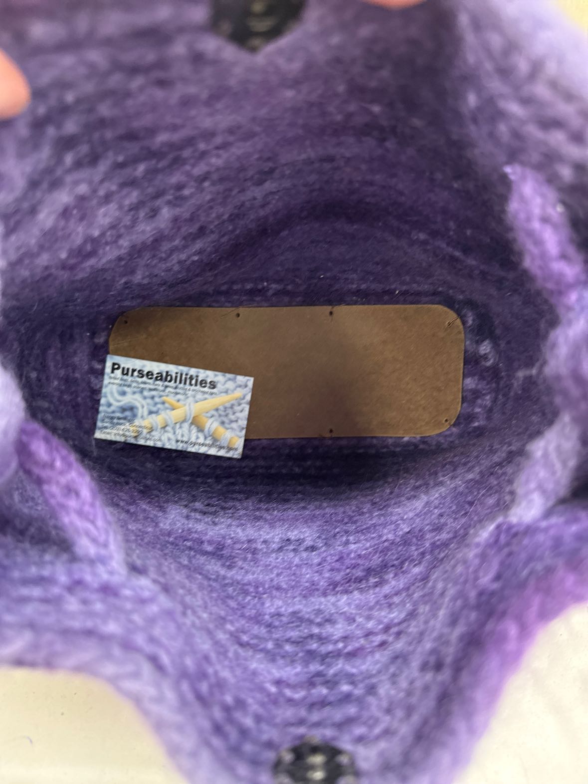 NWT Purseabilities Purple Purse Bag