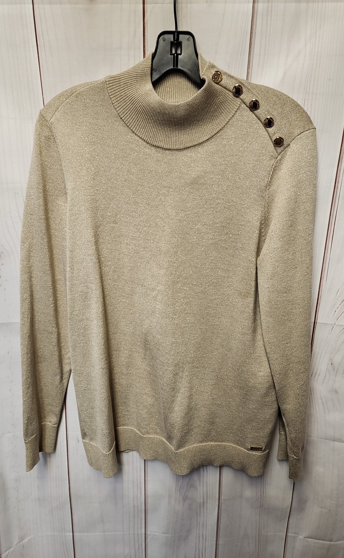 Calvin Klein Women's Size M Gold Sweater
