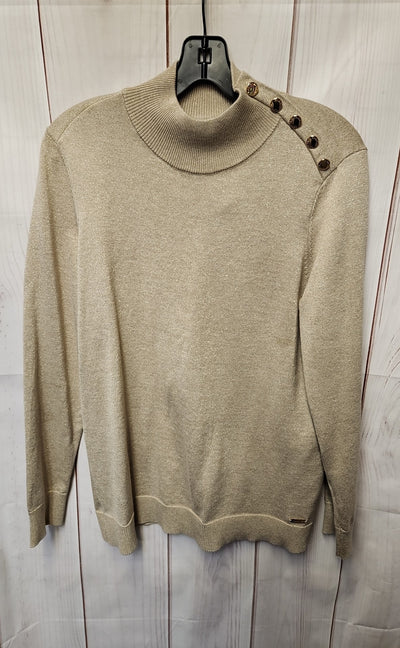 Calvin Klein Women's Size M Gold Sweater