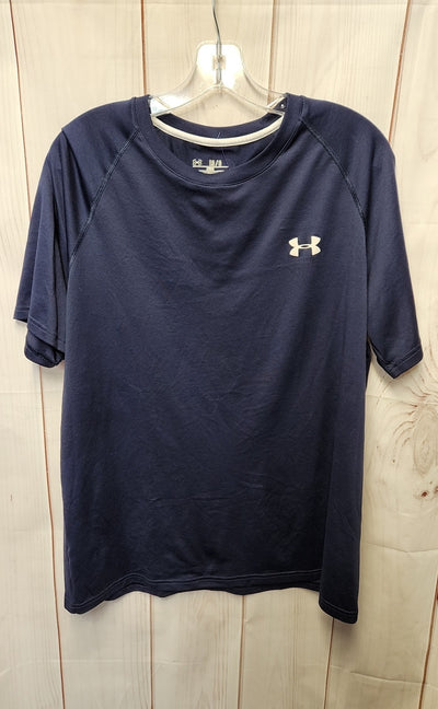 Under Armour Men's Size L Navy Shirt