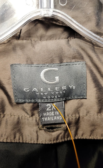 Gallery Women's Size 2X Black Coat