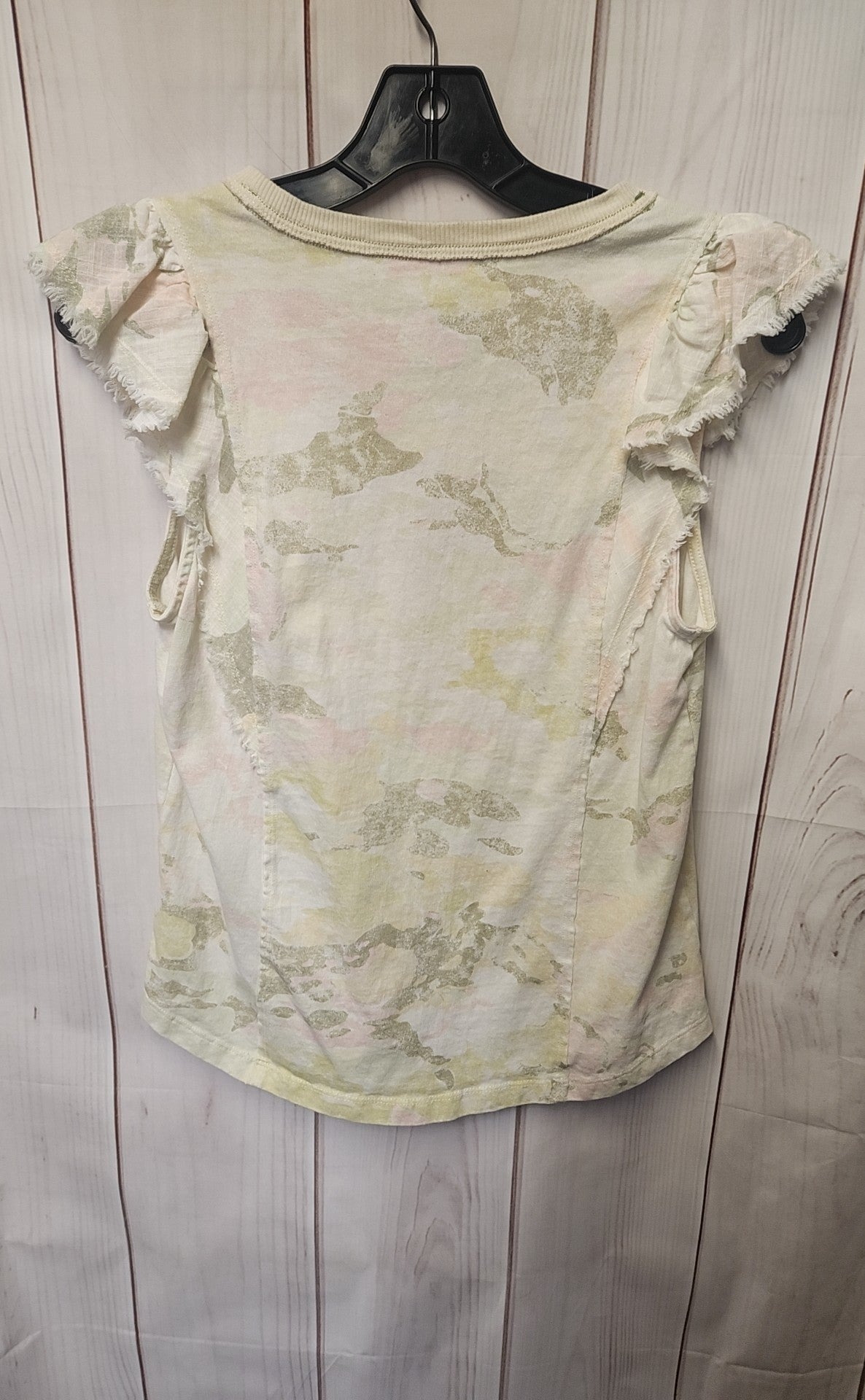 Pilcro Women's Size S Green Short Sleeve Top