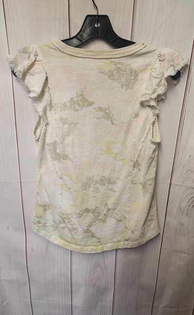 Pilcro Women's Size S Green Short Sleeve Top