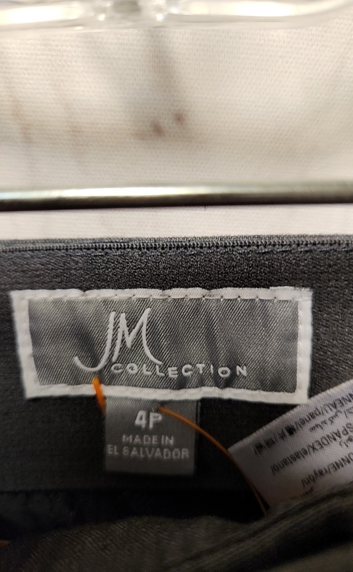 JM Collection Women's Size 4 Petite Gray Pants
