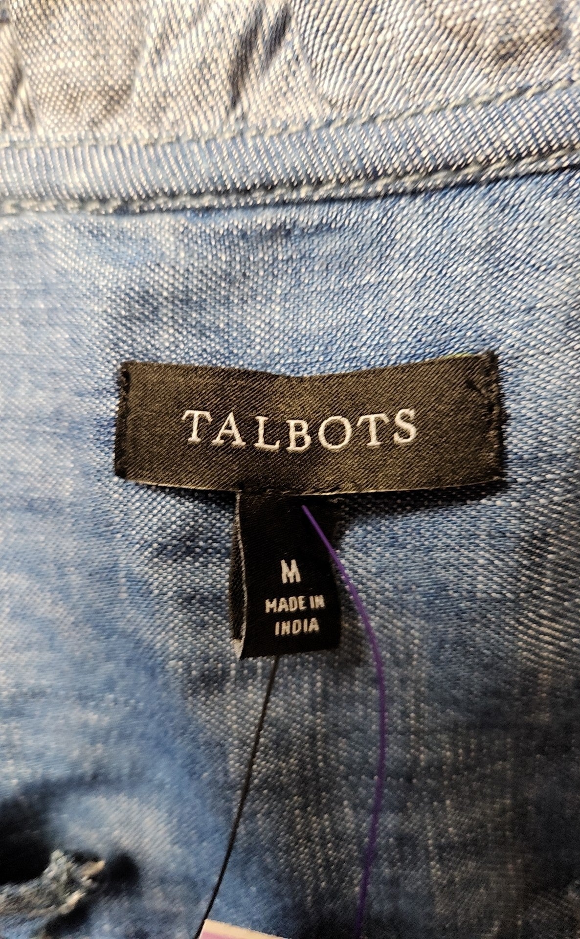 NWT Talbots Women's Size M Blue Dress