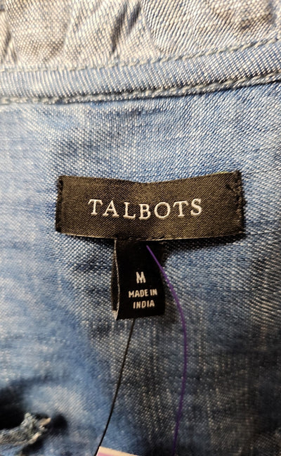 NWT Talbots Women's Size M Blue Dress