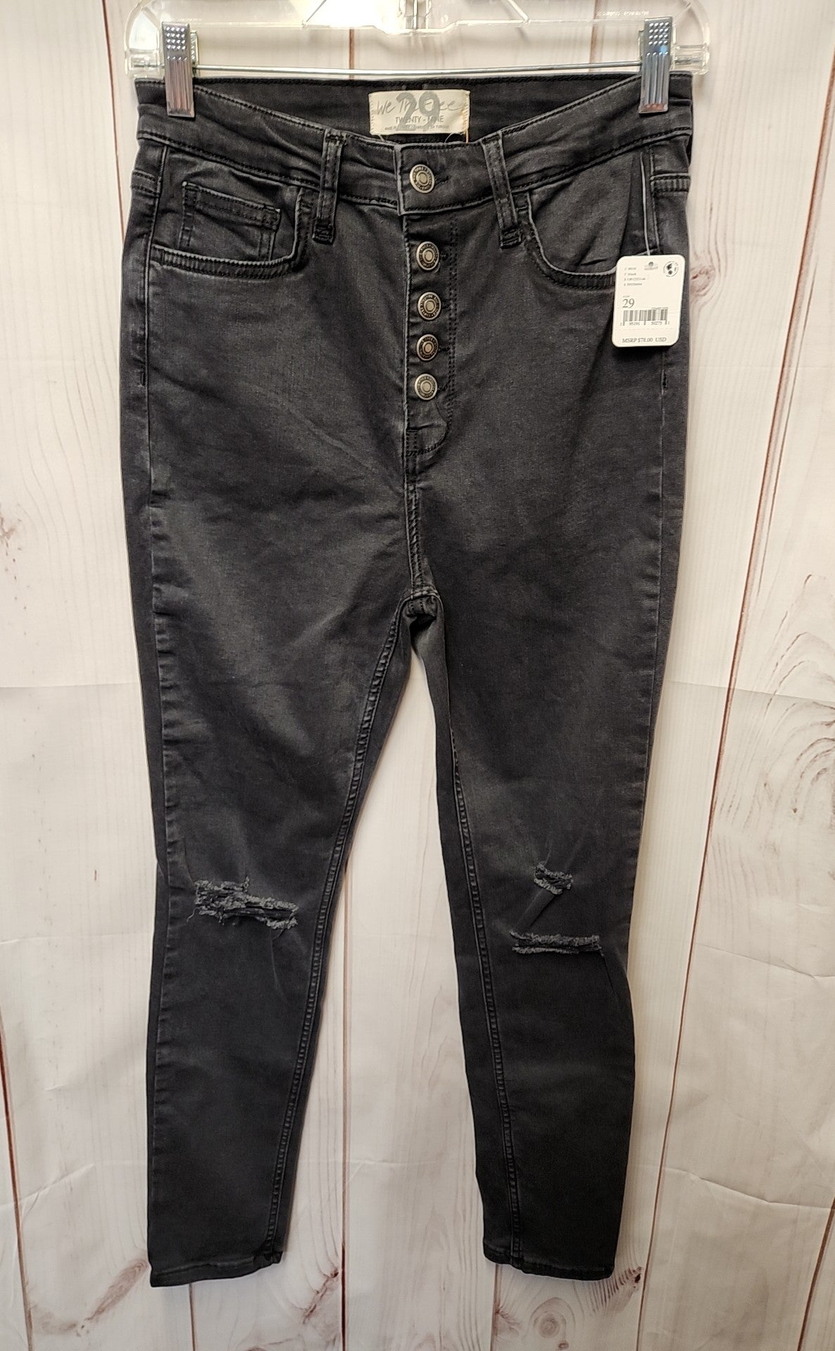 NWT We the Free Women's Size 29 (7-8) Black Jeans