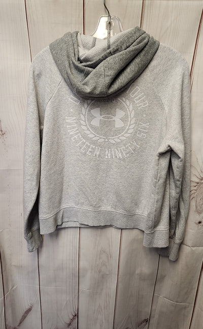 Under Armour Women's Size M Gray Hooded Sweatshirt