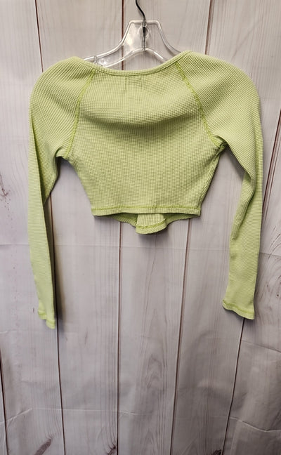 Bdg Women's Size XS Green Long Sleeve Top
