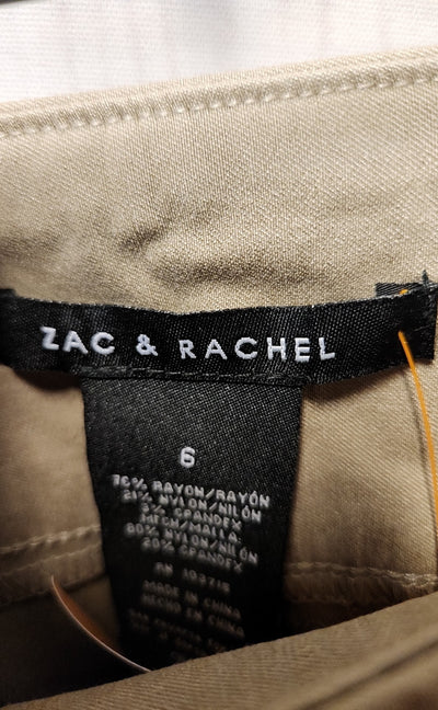 Zac & Rachel Women's Size 6 Tan Pants