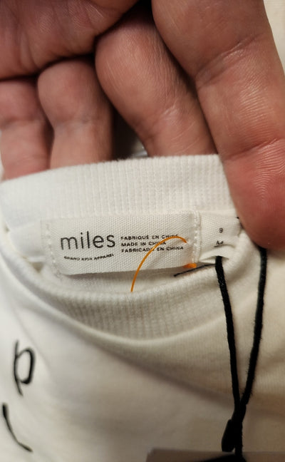 NWT Miles Boy's Size 9 Months White Shirt