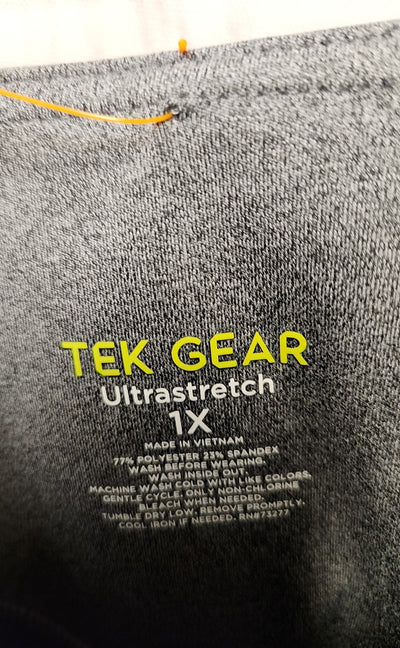 Tek Gear Women's Size 1X Gray Leggings