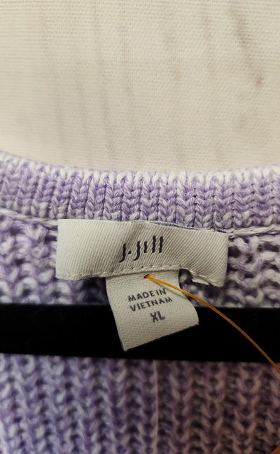 NWT J Jill Women's Size XL Purple Sweater