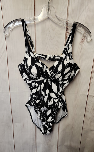 Anna  Cole Women's Size 8 Black Swimsuit