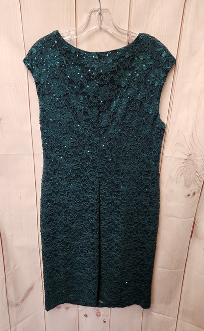 Dressbarn Women's Size 14 Green Dress