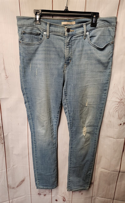 Levis Women's Size 33 (15-16) Blue Jeans 311 Shaping Skinny