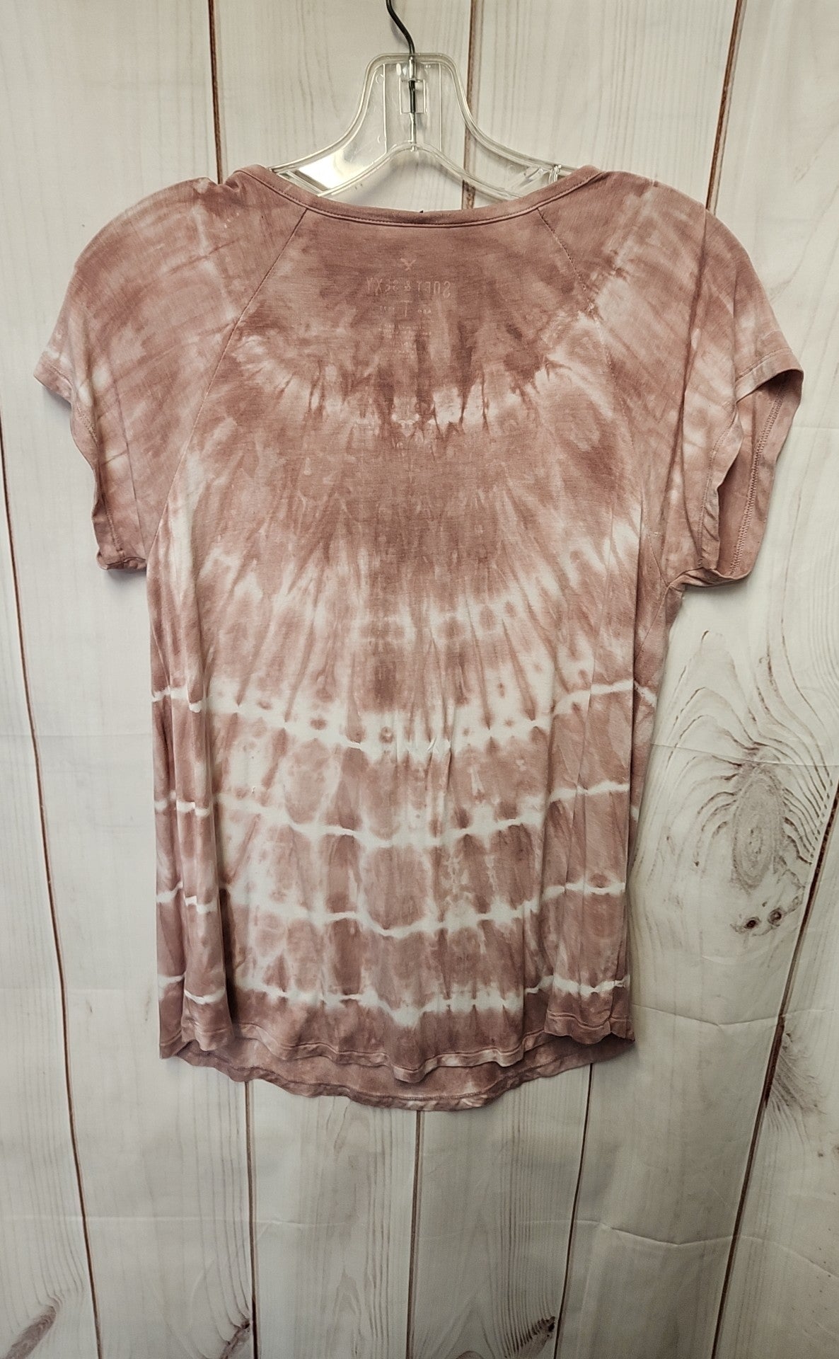 American Eagle Women's Size S Pink Short Sleeve Top