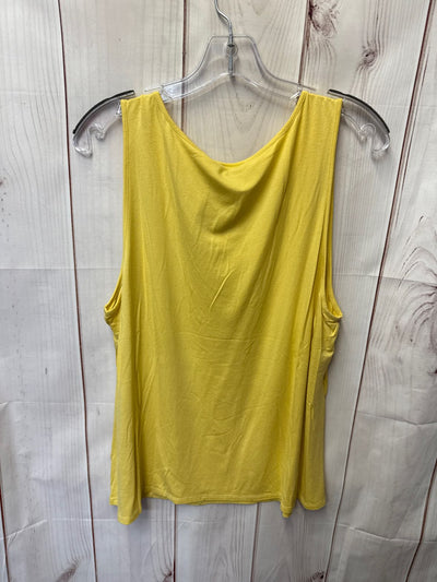 NWT J Jill Women's Size XL Yellow Sleeveless Top