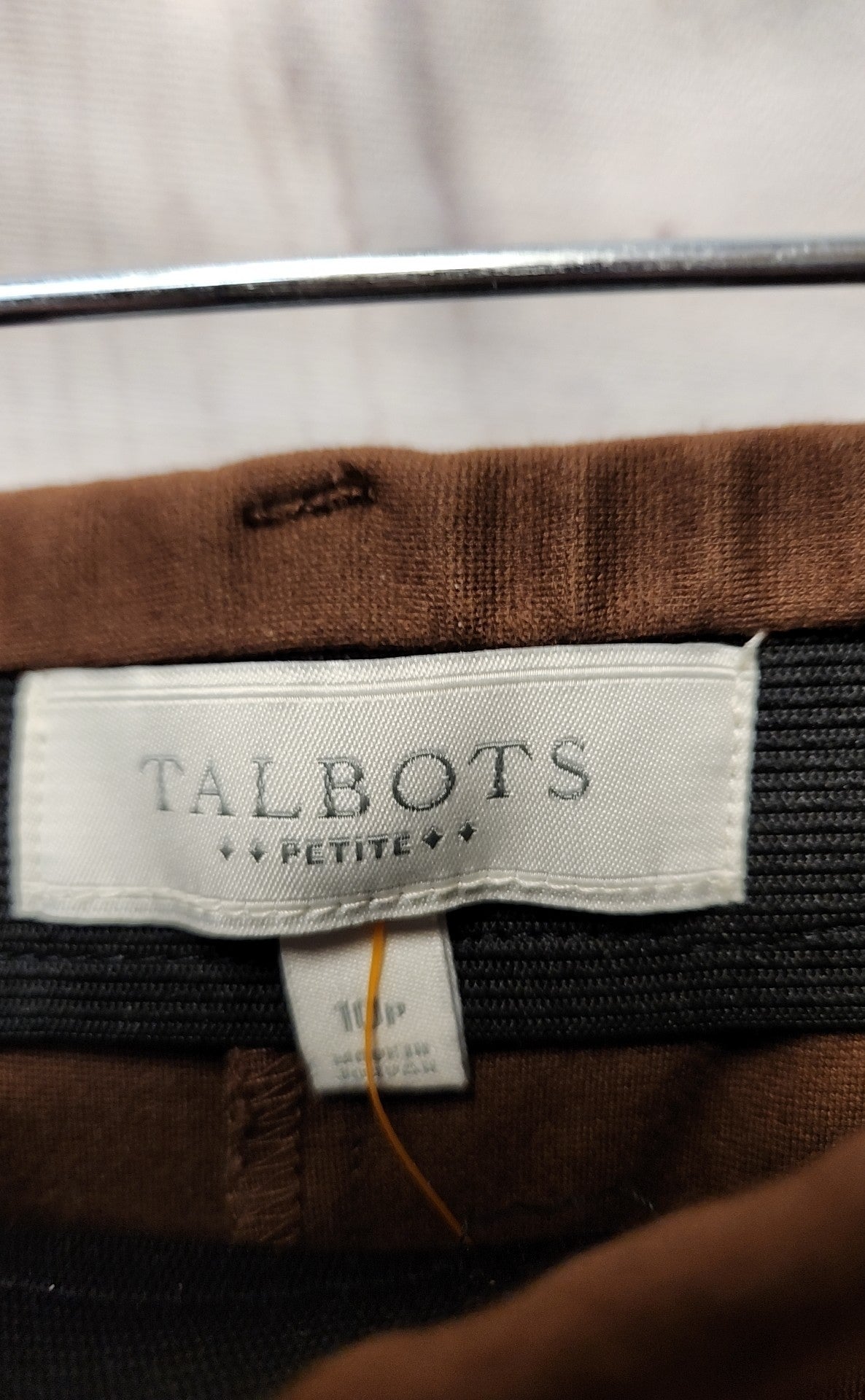 Talbots Women's Size 10 Petite Brown Pants