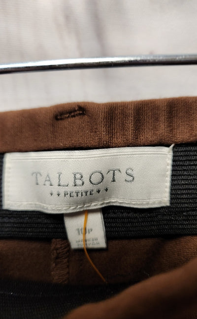 Talbots Women's Size 10 Petite Brown Pants