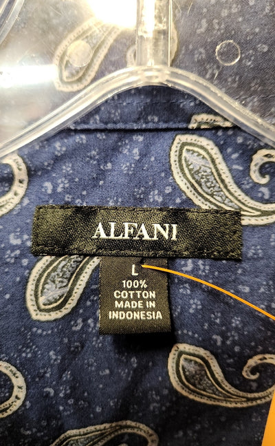 Alfani Men's Size L Navy Shirt