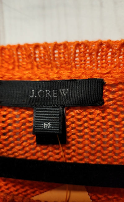 J Crew Women's Size M Orange Sweater
