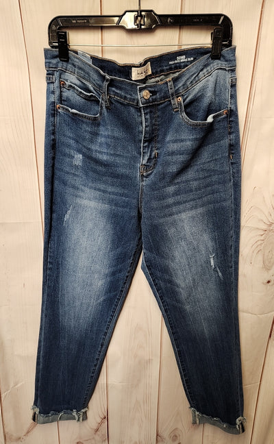 Nicole Miller Women's Size 31 (11-12) Blue Jeans Soho High Rise Ankle Slim
