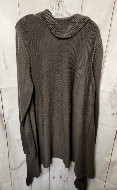 J Jill Women's Size XL Brown Cardigan