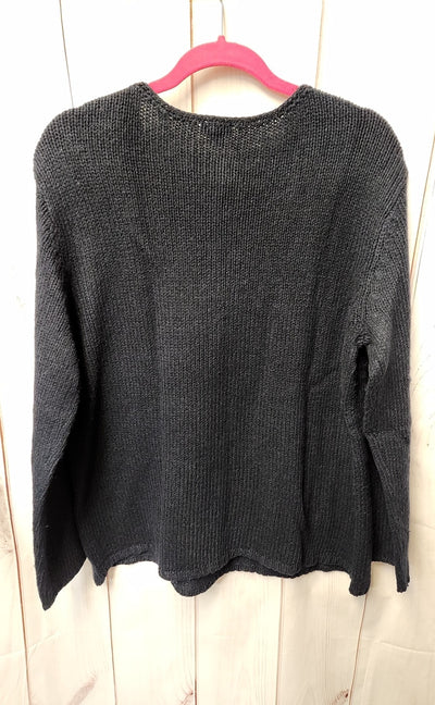 J Jill Women's Size XL Navy Holiday Sweater