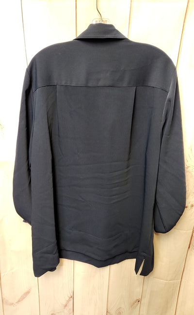 Jones New York Women's Size 16 Navy Long Sleeve Top