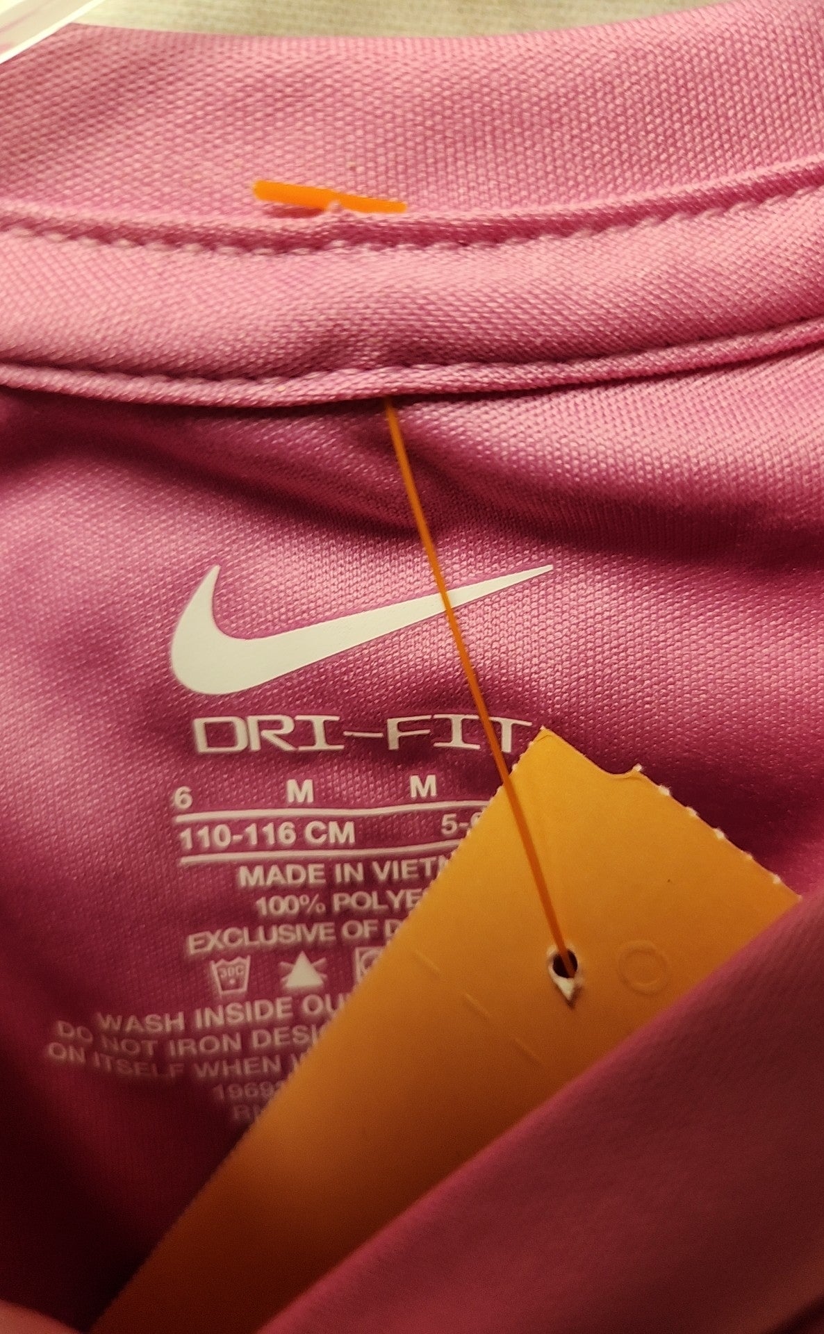 Nike Girl's Size 5/6 Pink Shirt