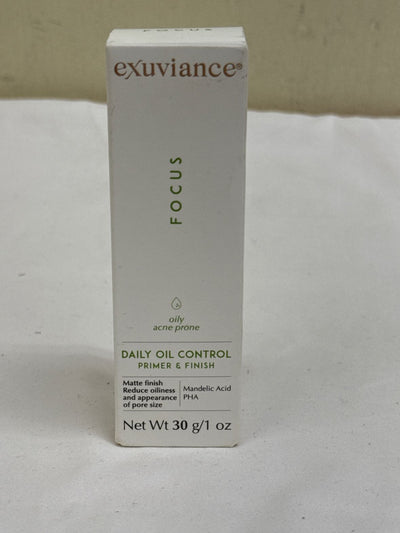 NIB Discontinued Exuviance Daily Oil Control Primer & Finish 1fl oz Cosmetic