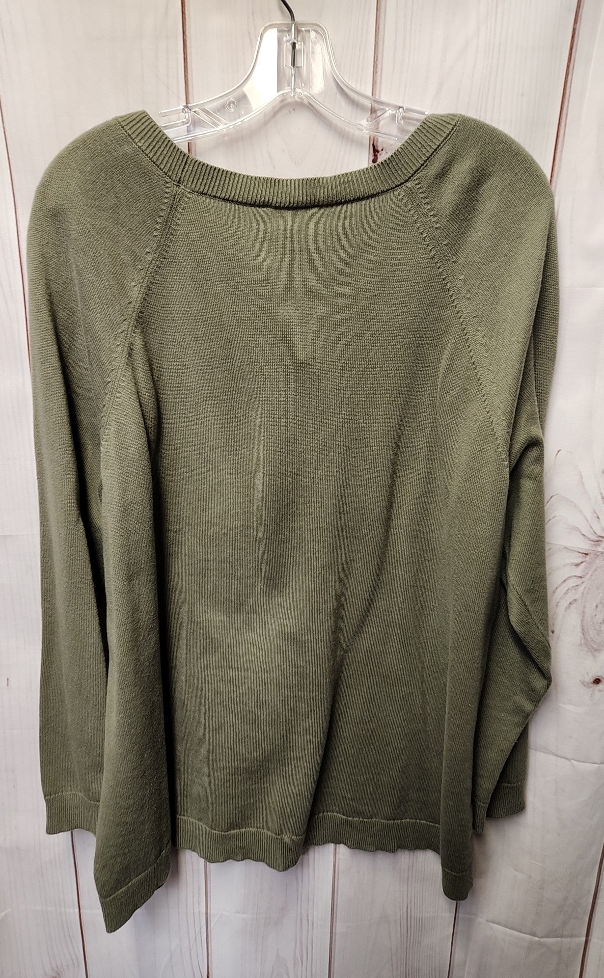 Talbots Women's Size 2X Olive Green Sweater