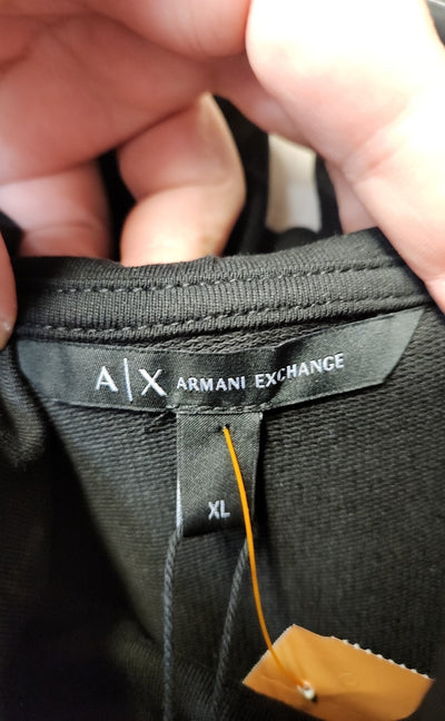NWT Armani Exchange Men's Size XL Black Shirt