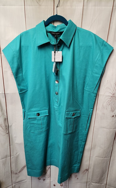MWT Ming Wang Women's Size XL Teal Dress