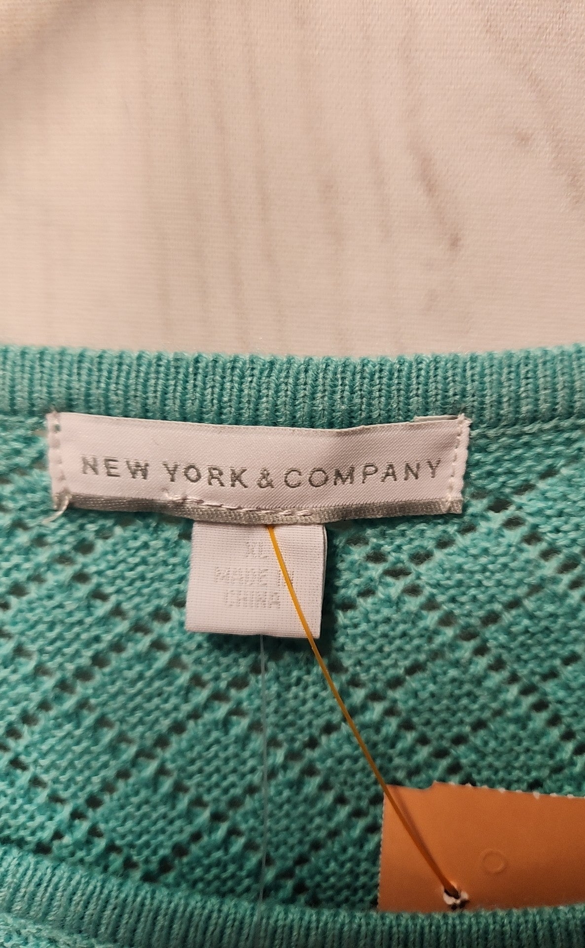 NWT New York & Company Women's Size XL Green Sweater