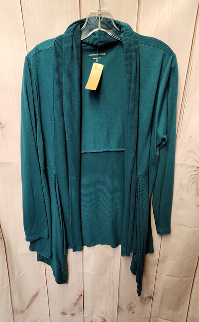Coldwater Creek Women's Size XL Teal Cardigan