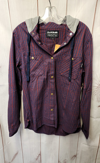 NWT Dakine Men's Size L Red & Blue Shirt