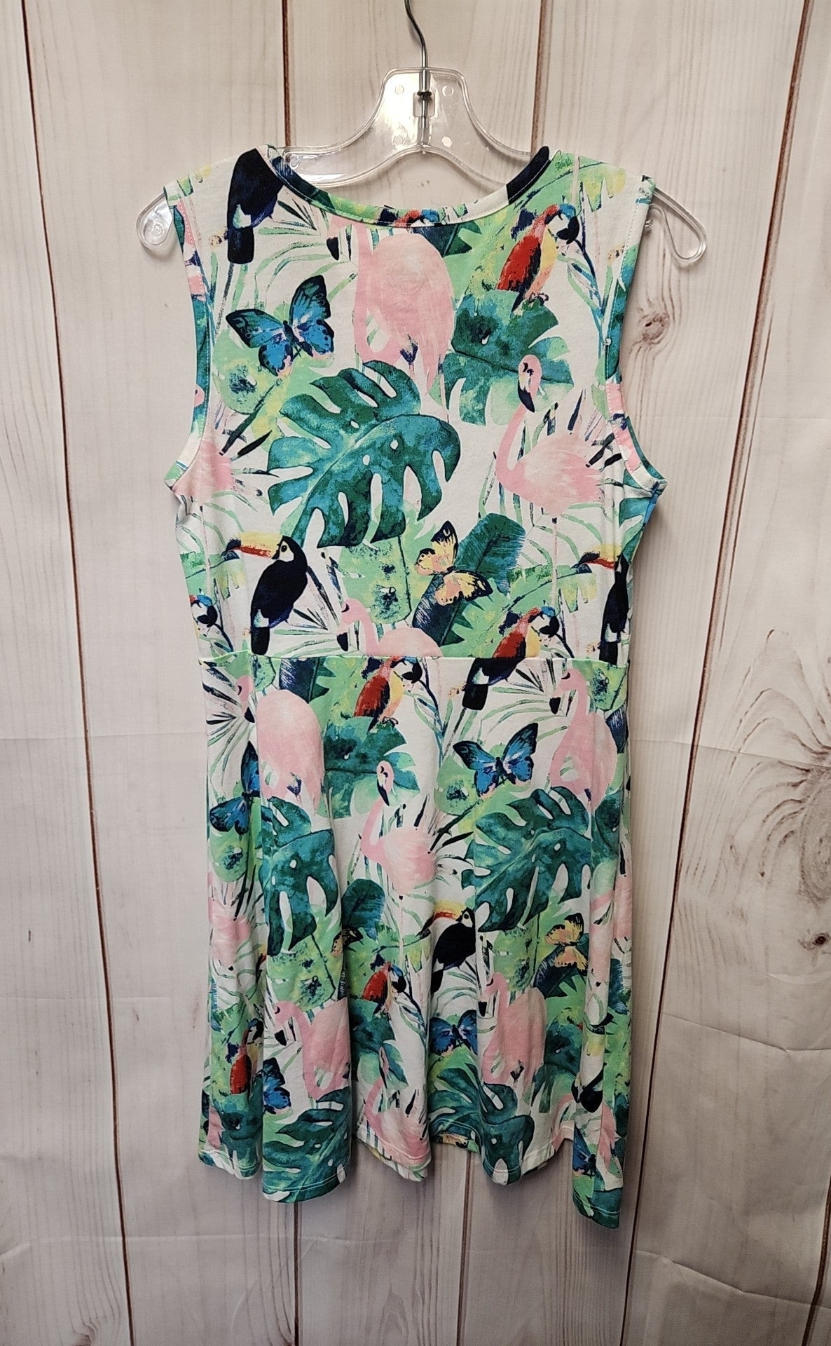Wonder Nation Girl's Size 10/12 Green Dress