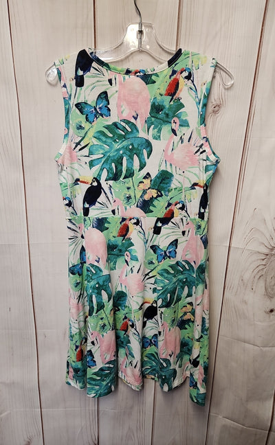 Wonder Nation Girl's Size 10/12 Green Dress
