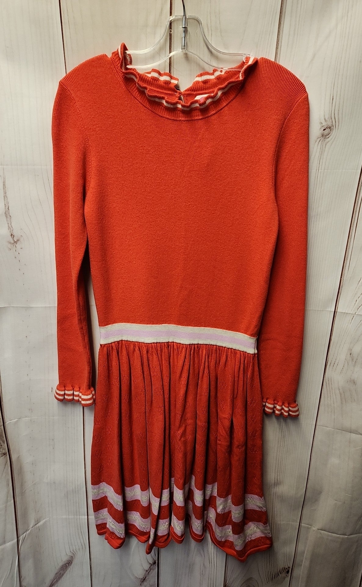Mini Boden Girl's Size 11/12 Red Dress