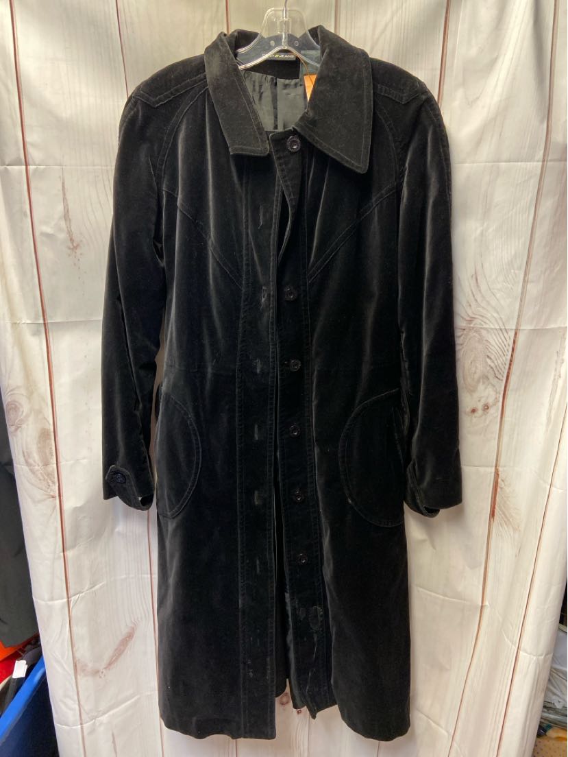 DKNY Women's Size M Black Coat