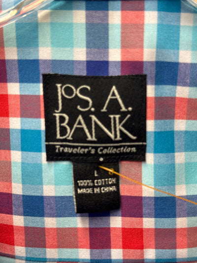 Jos A Bank Men's Size L Blue Shirt