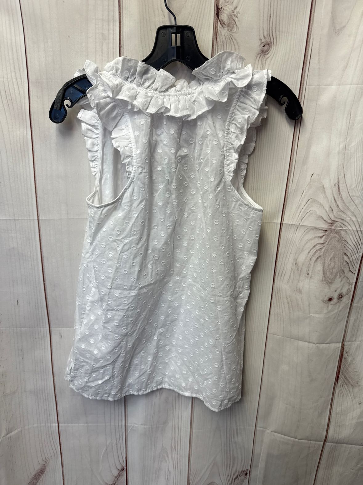 NWT J Crew Women's Size 00 White Sleeveless Top