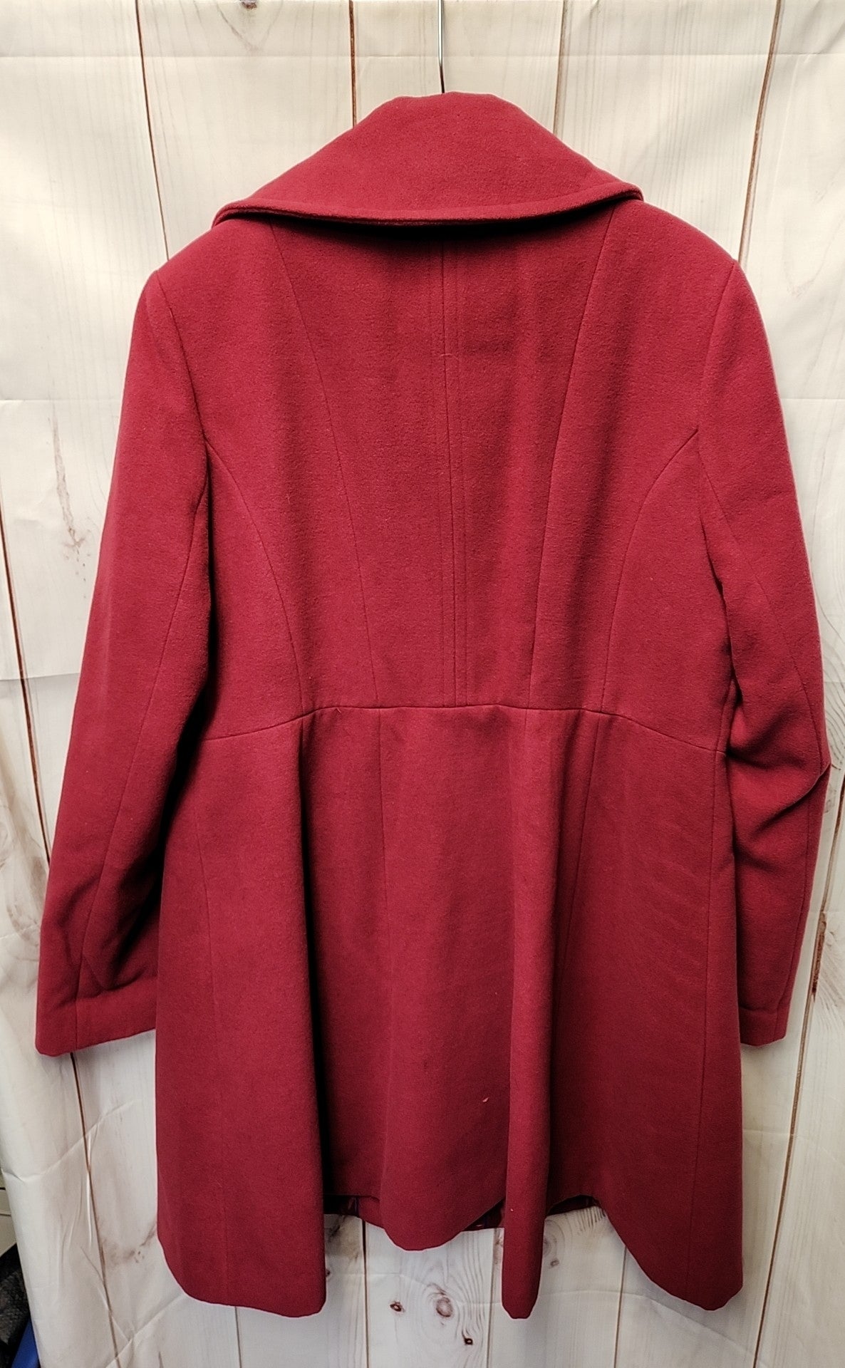 Nicole Miller Women's Size XL Red Coat