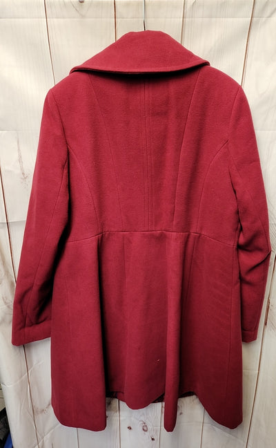 Nicole Miller Women's Size XL Red Coat
