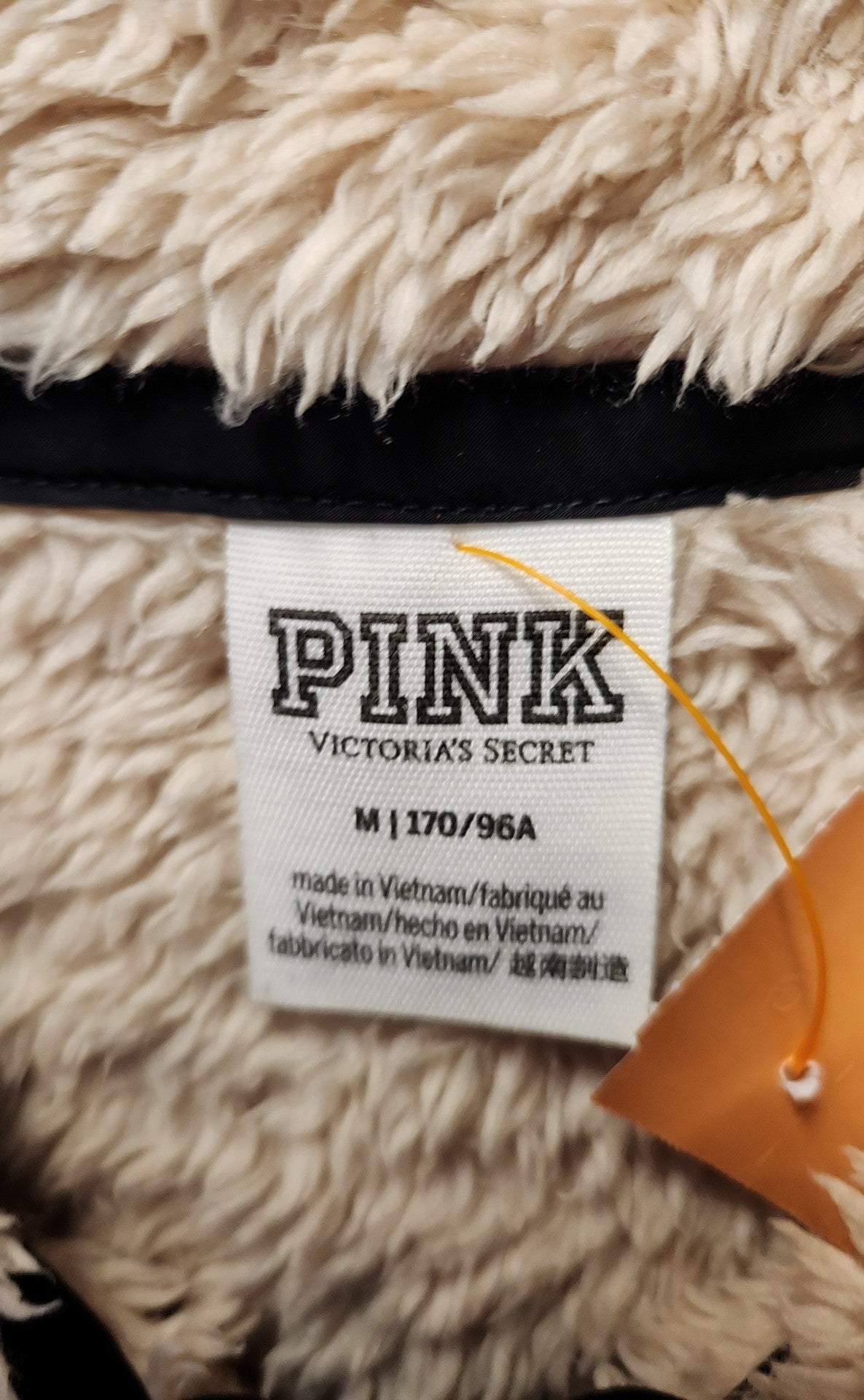Pink Women's Size M Beige Sweatshirt