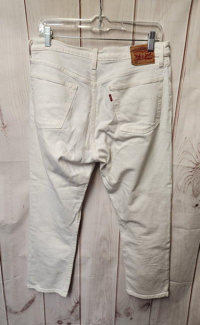 Levis Men's Size 30x26 White Jeans